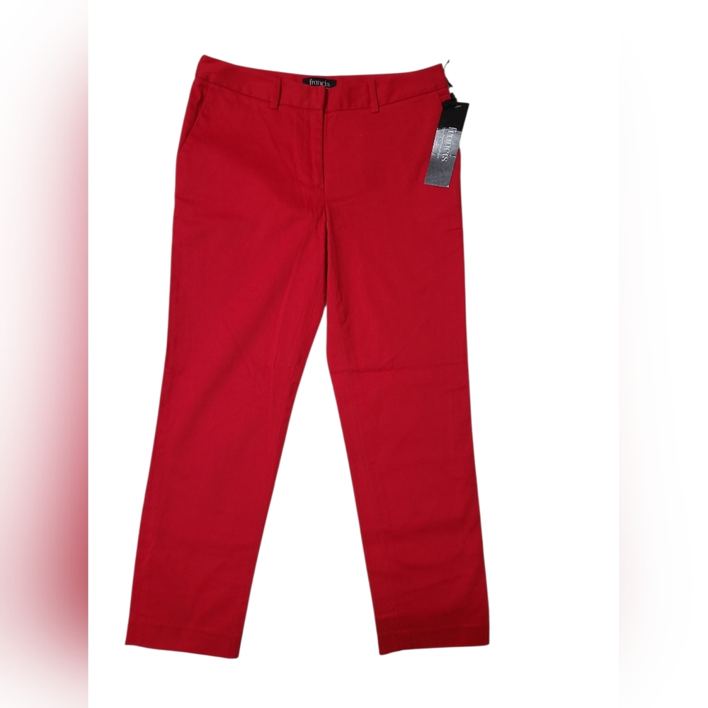Francis Red Chino Pants
